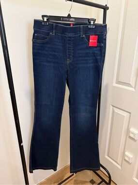 NWT SPANX Dark Blue Flare Jeans